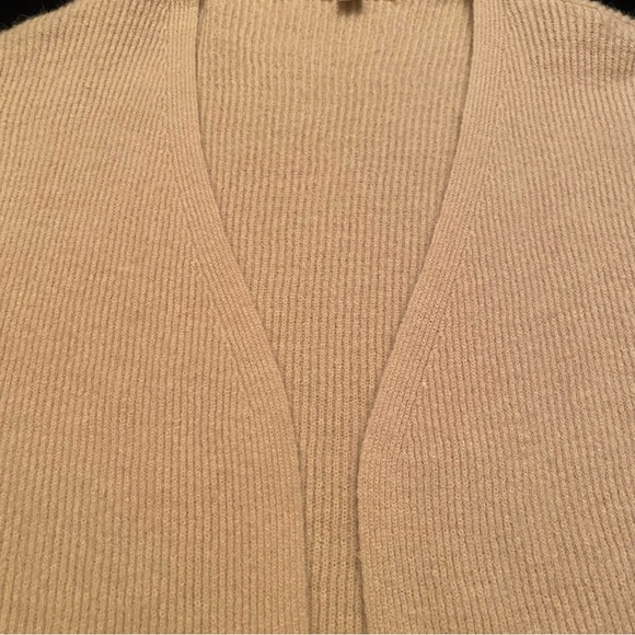 Long Beige Women's Sweater Cardigan size XL - Picture 9 of 14